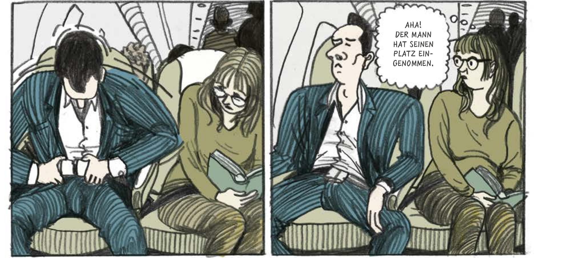 Abbildung aus "Die Frau als Mensch" von Ulli Lust, © 2025 Reprodukt © 2025 Ulli Lust