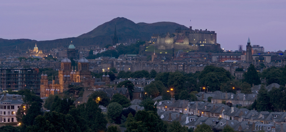 Skyline von Edinburgh © Marketing Edinburgh